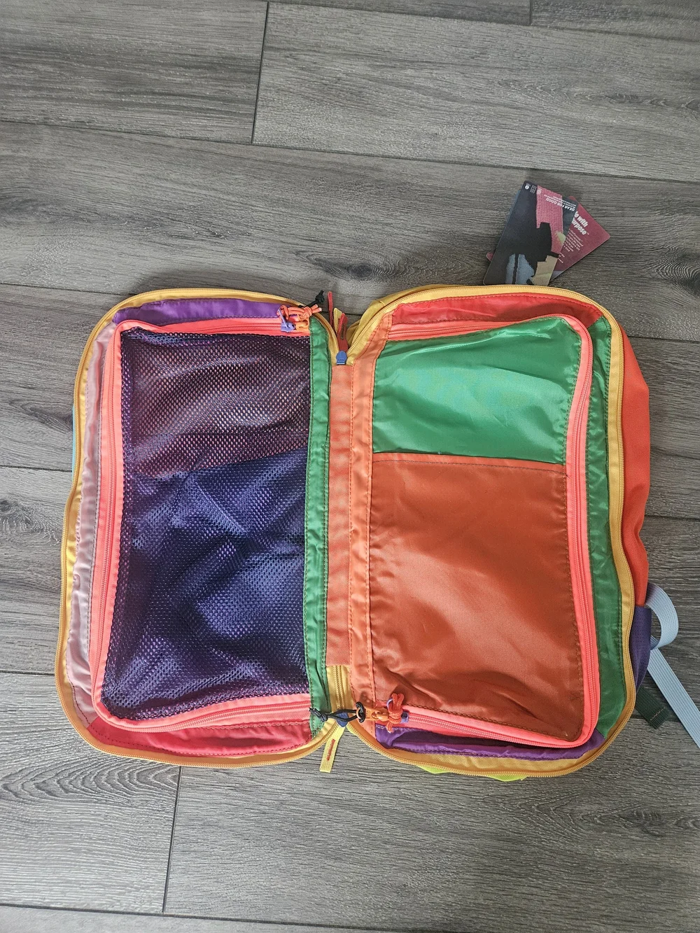 Cotopaxi 20L Turquoise & Mustard Men’s Backpack - Colorblock Backpack